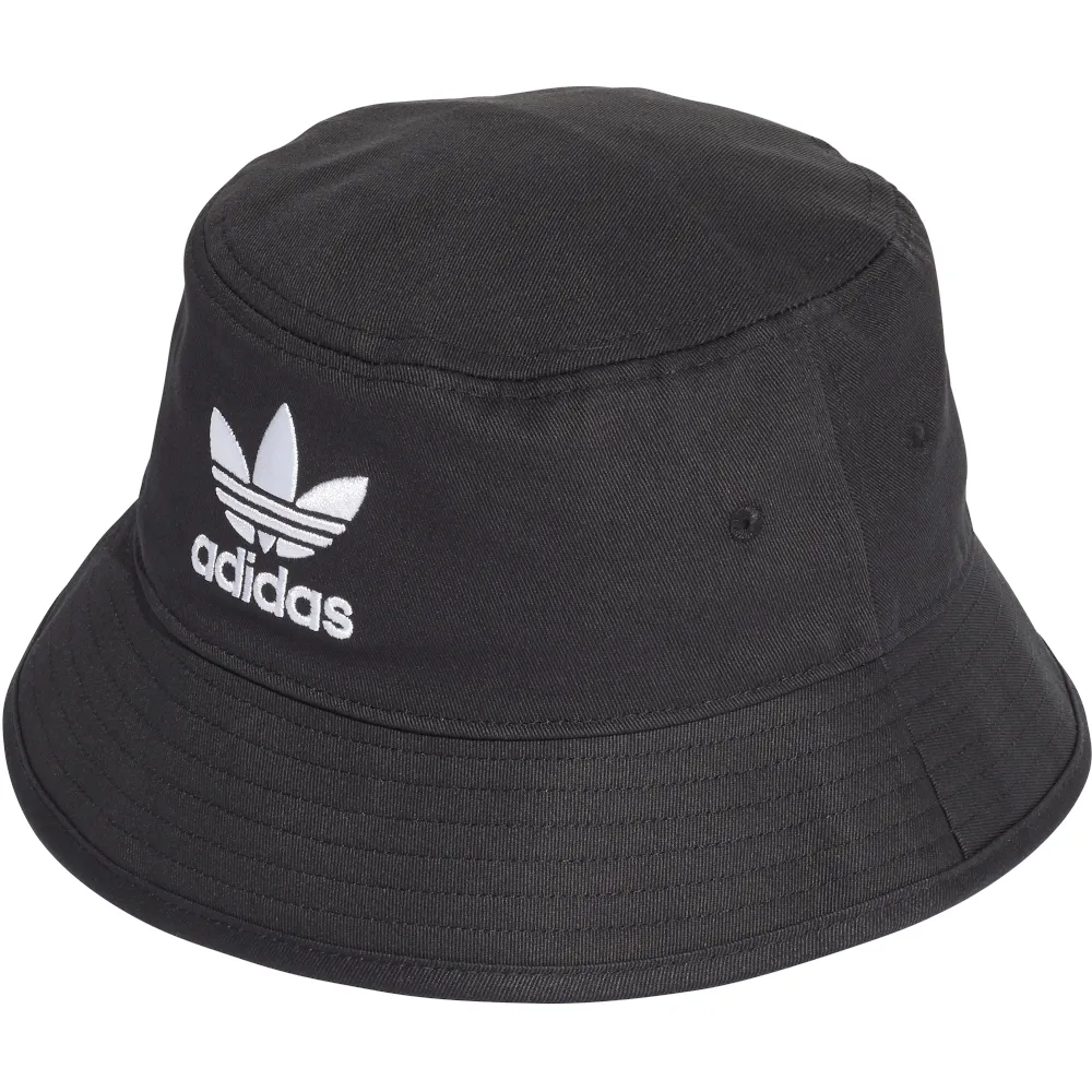 adidas Adicolor Bucket Hat - Black / White