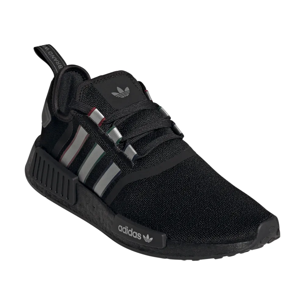 adidas NMD_R1 - Black / Silver / Burgundy