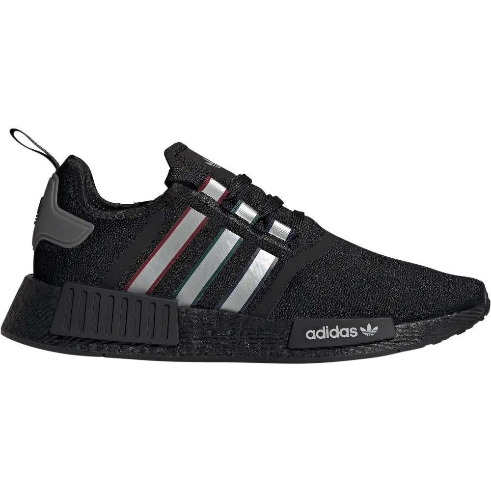 adidas NMD_R1 - Black / Silver / Burgundy