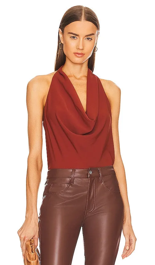 A.L.C. Dixon Top in Burgundy