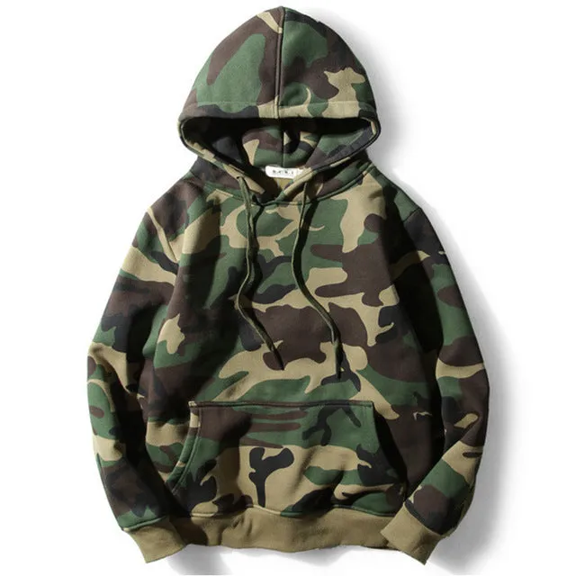 Army Green Camouflage Hood