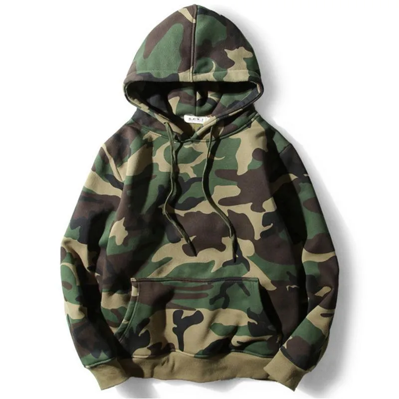 Army Green Camouflage Hood