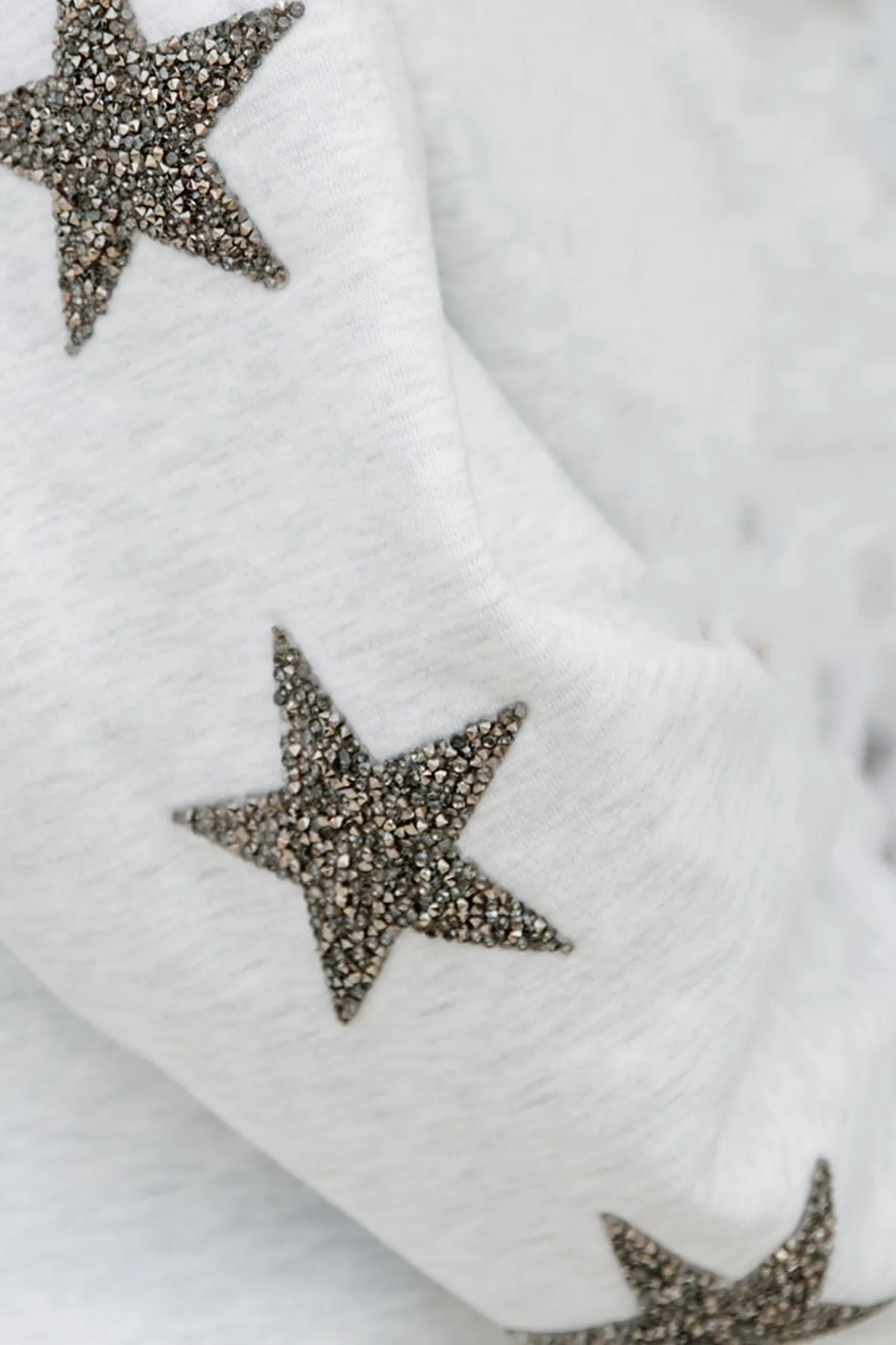 AUBURN TIGERS READY FOR IT EMBELLISHED STAR SLEEVE CREWNECK PULLOVER
