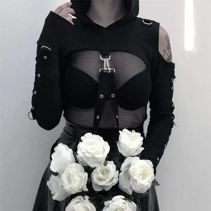 Beast Mode off shoulder Hoodie