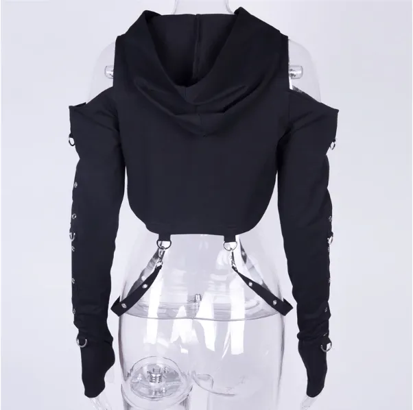 Beast Mode off shoulder Hoodie