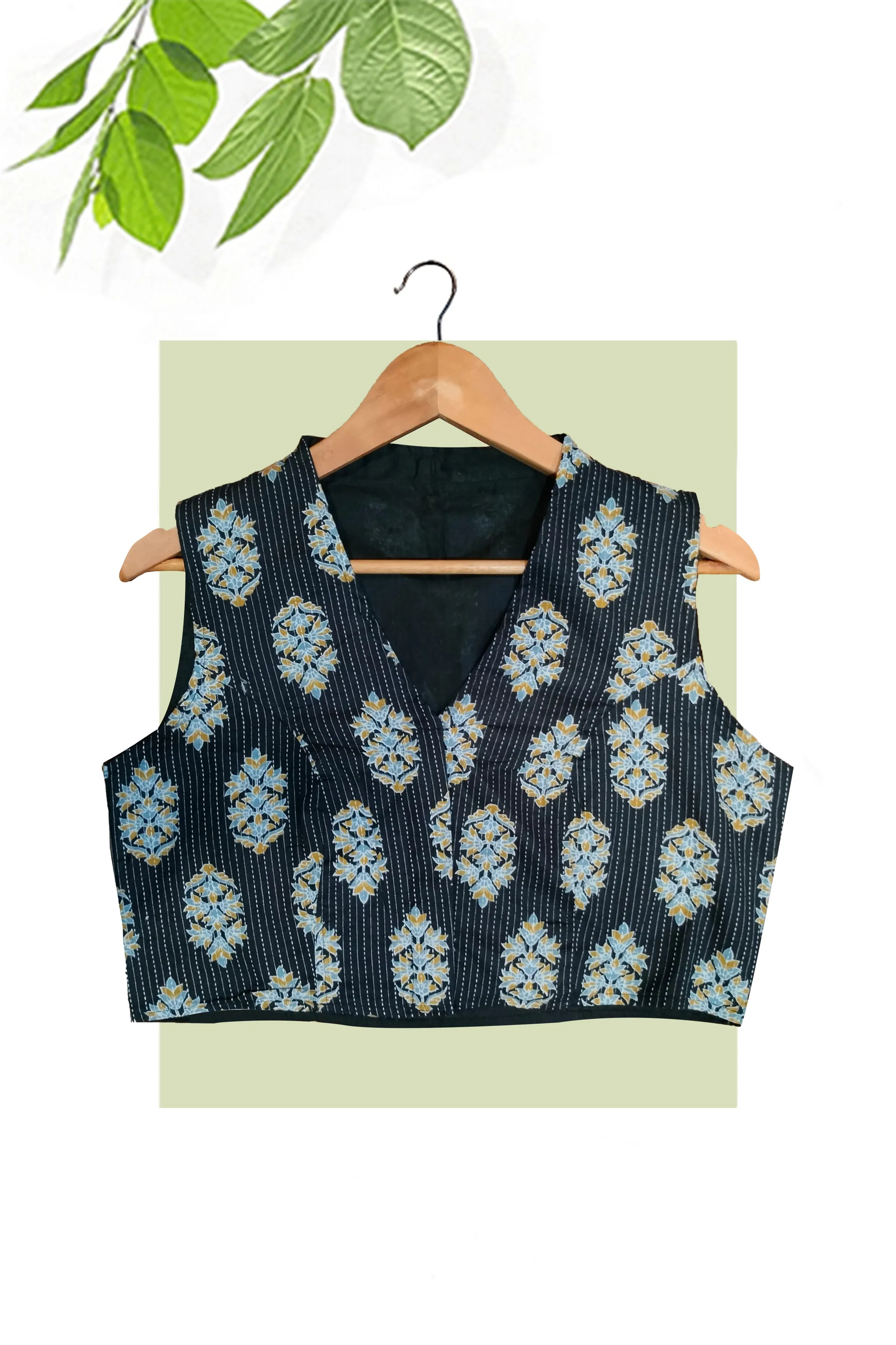Cotton Printed Blouse chest 34