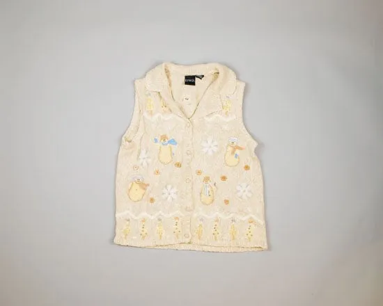 Creamy Snowmen-Small Christmas Sweater