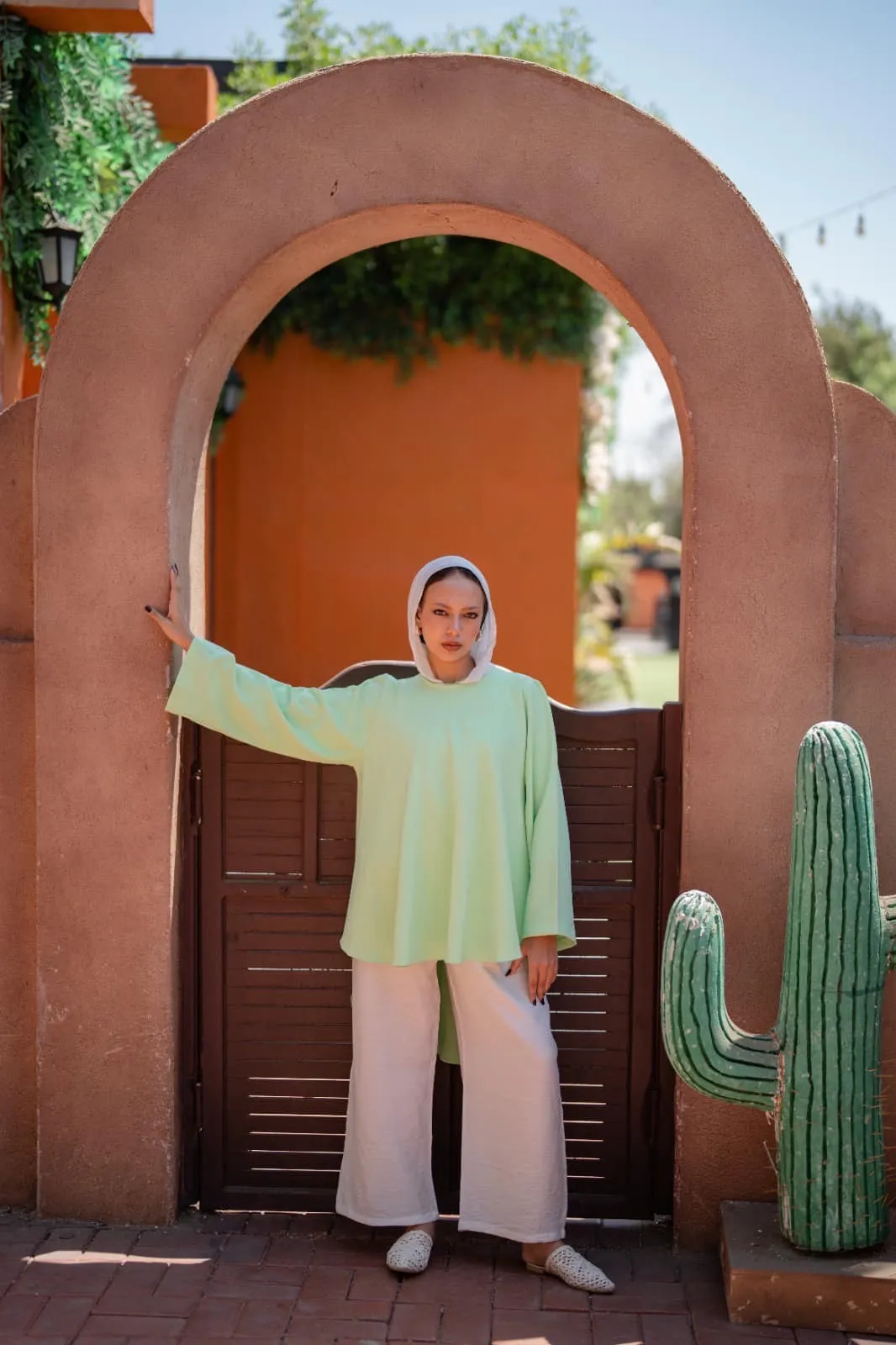 MILA BLOUSE- LIME