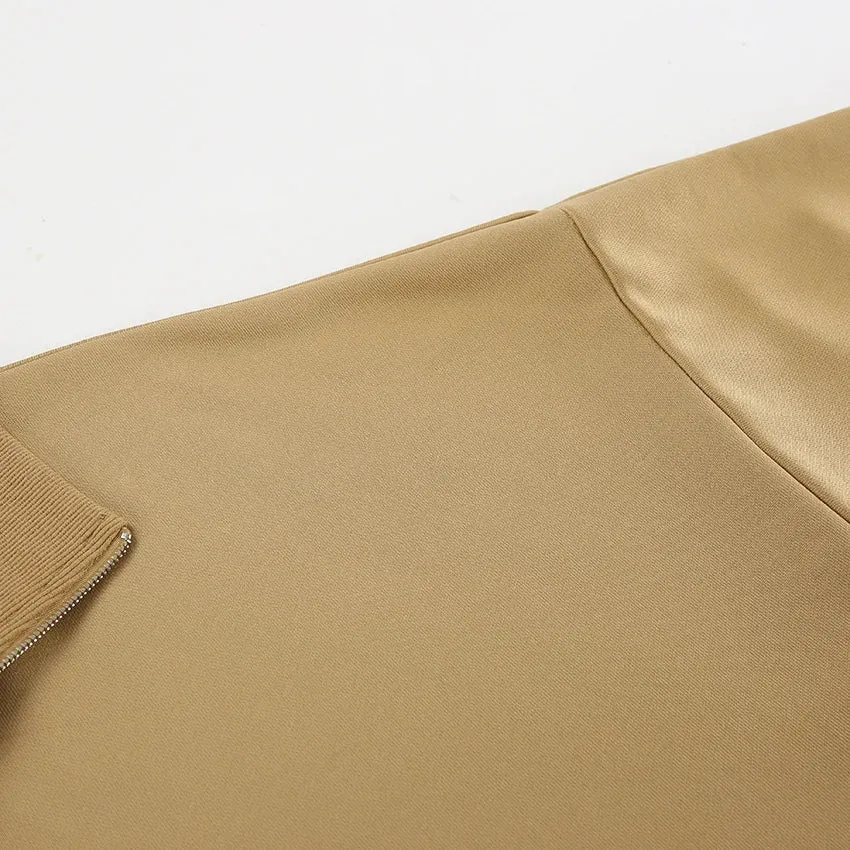 Oversized Half-Zip Sweatshirt Casual Pullover