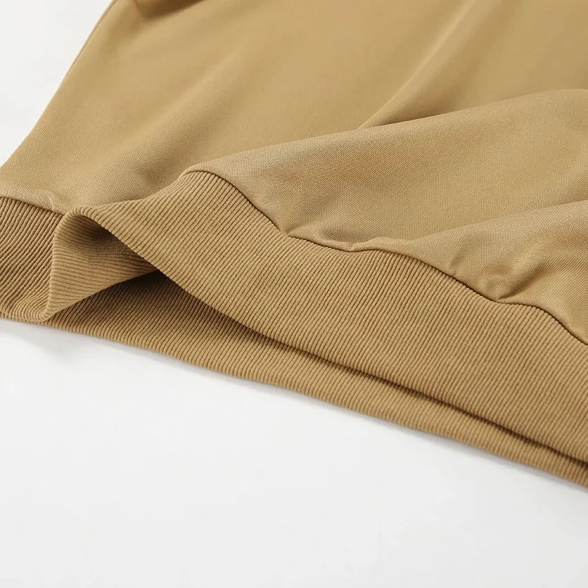 Oversized Half-Zip Sweatshirt Casual Pullover