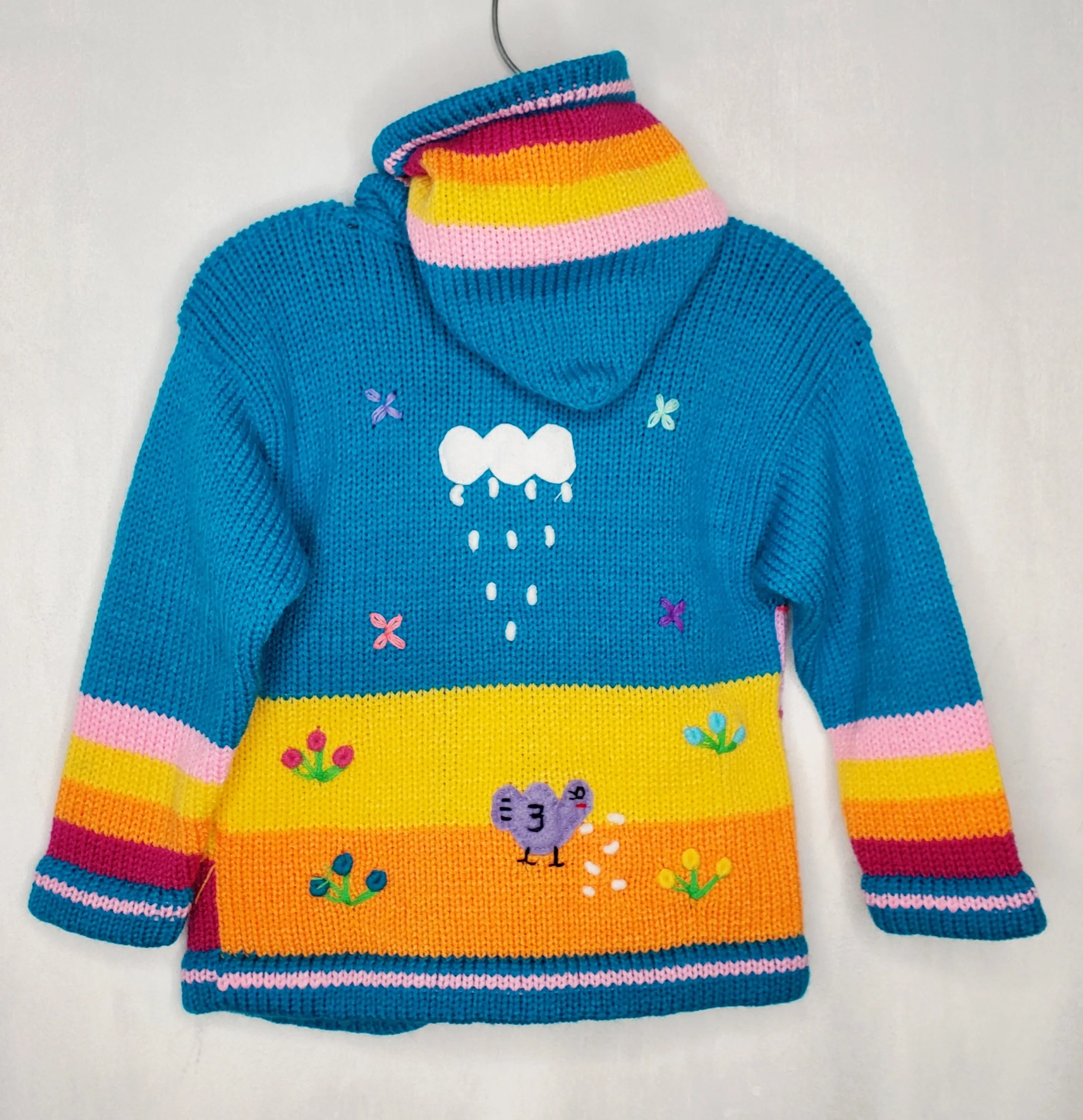 Peruvian Sweater - Teal 2-3yrs