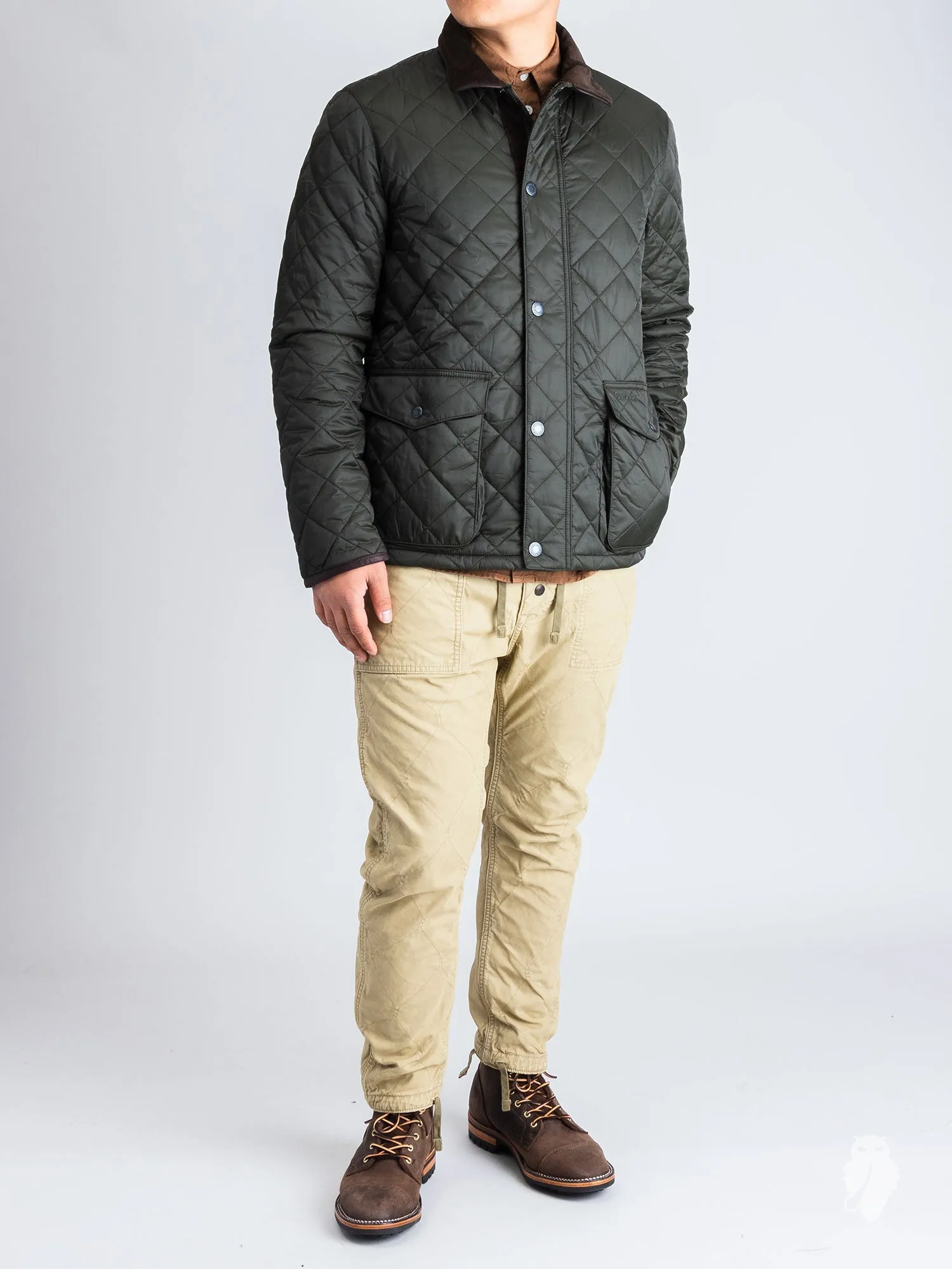 "Evanton" Quilt Jacket in Sage