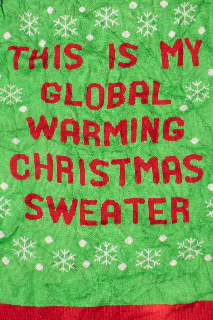 "Global Warming" Ugly Christmas Sweater Vest 61325