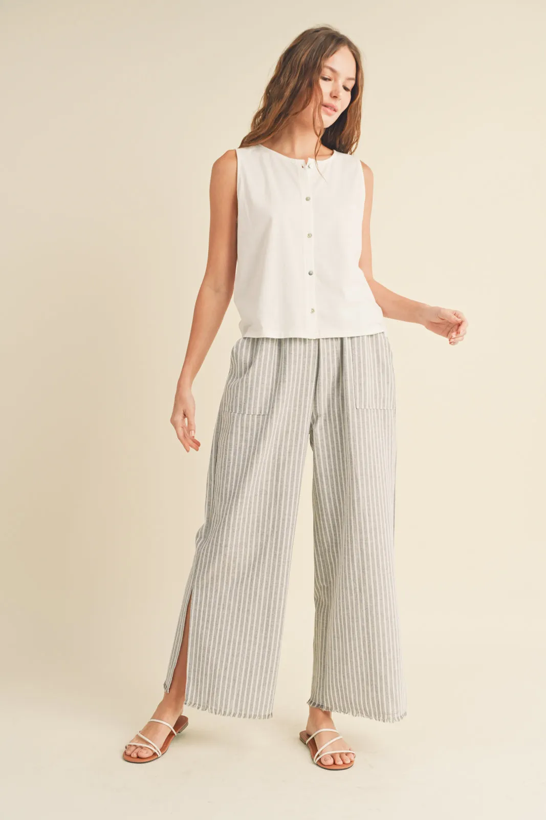 Relaxed Fit Crop Tank - FINAL SALE