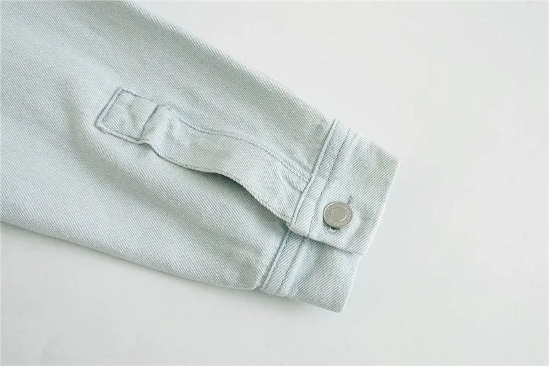 RIPPED DENIM SHIRT