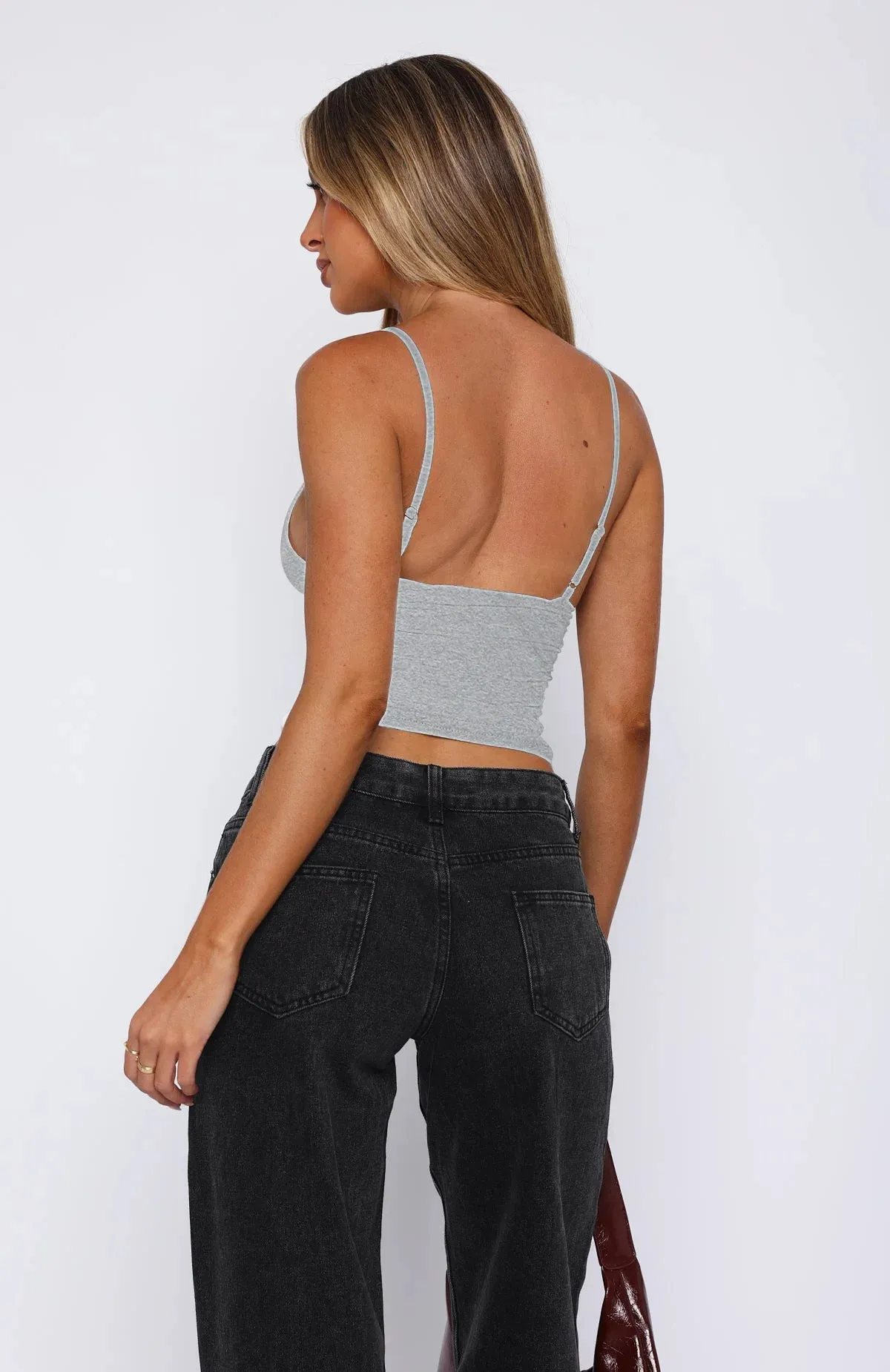 Ruched Bodycon Camisole  Halter Top