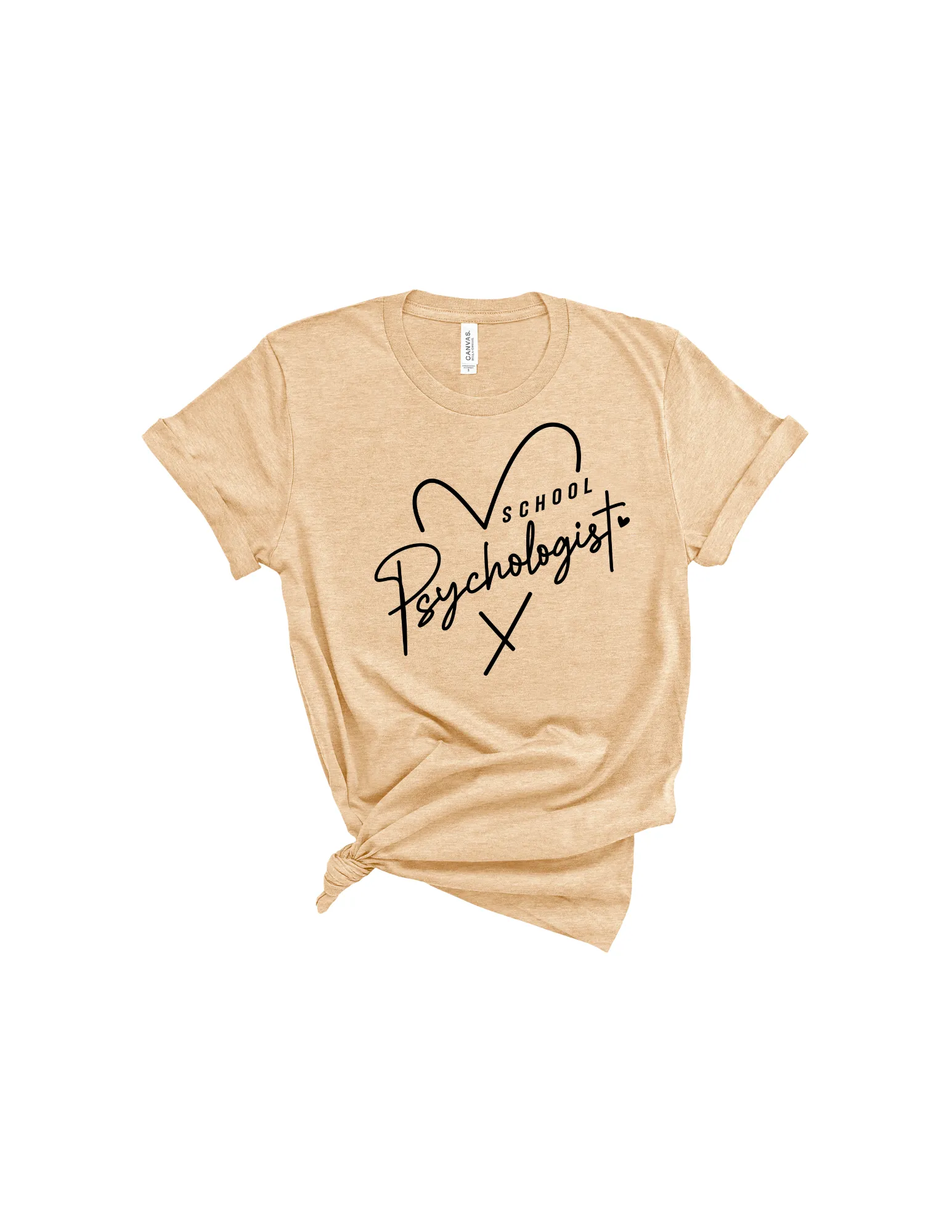School Psychologist heart shirt