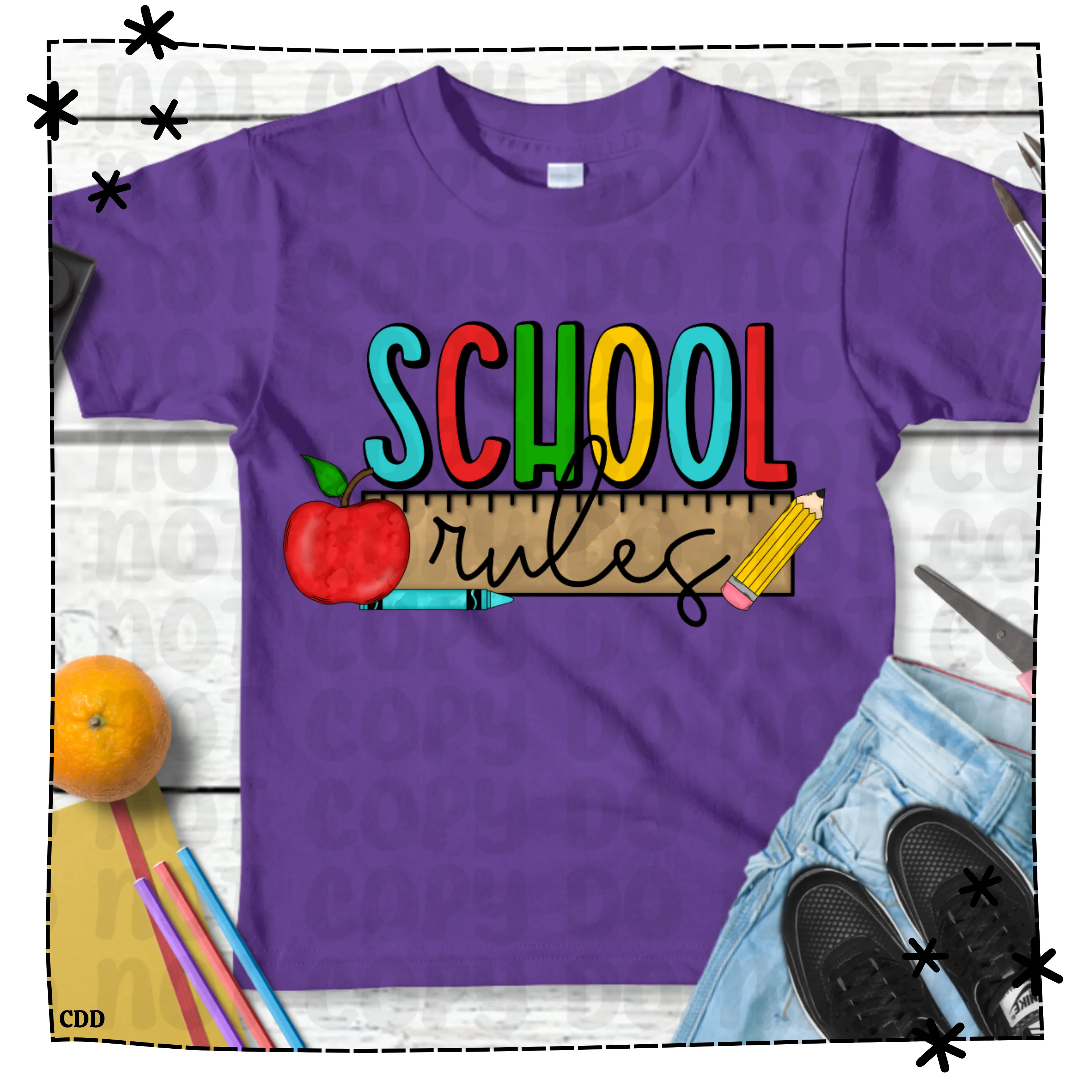 School Rules shirt