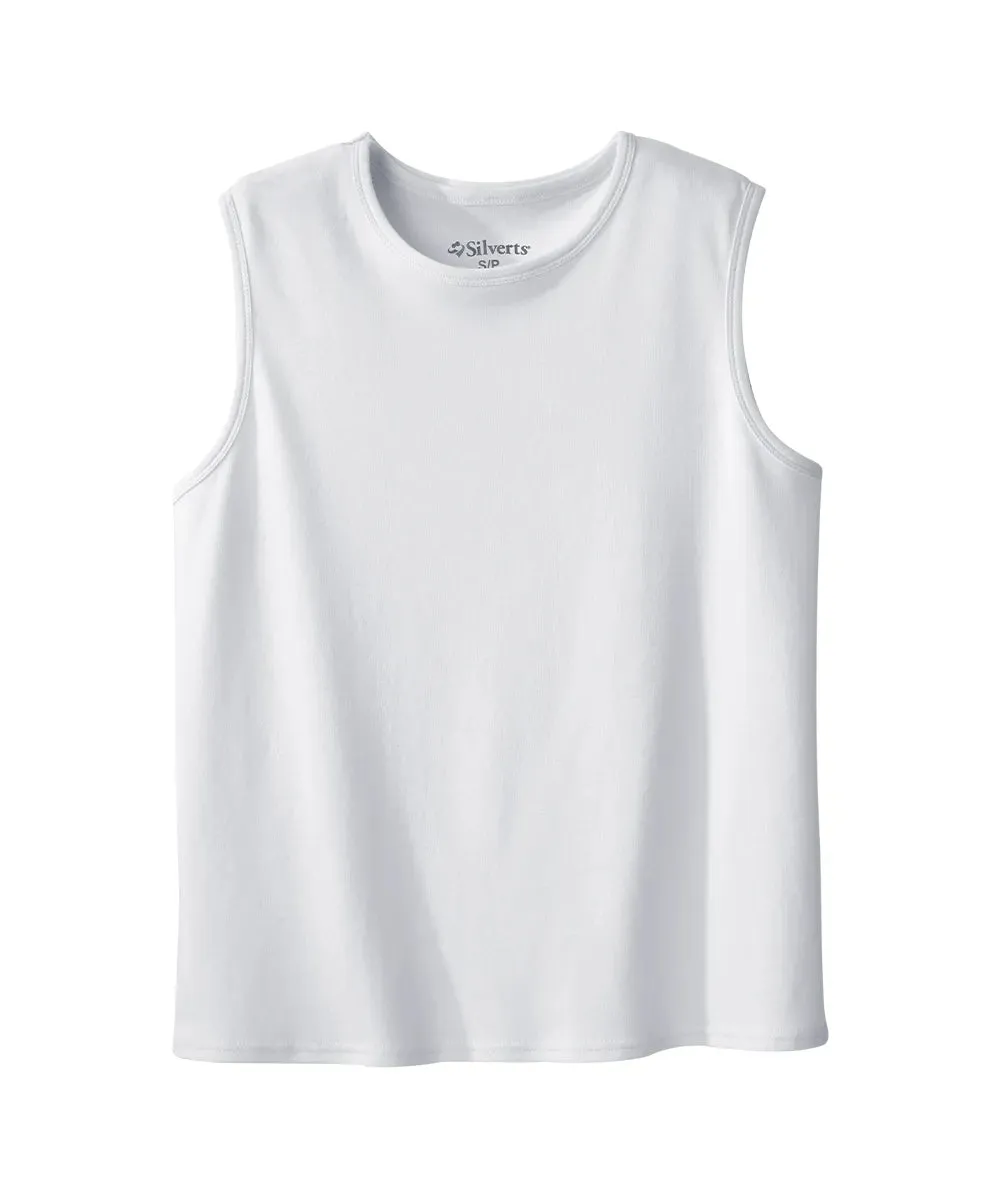 Women’s Open-Back Adaptive Sleeveless Undershirt - 3 Pack