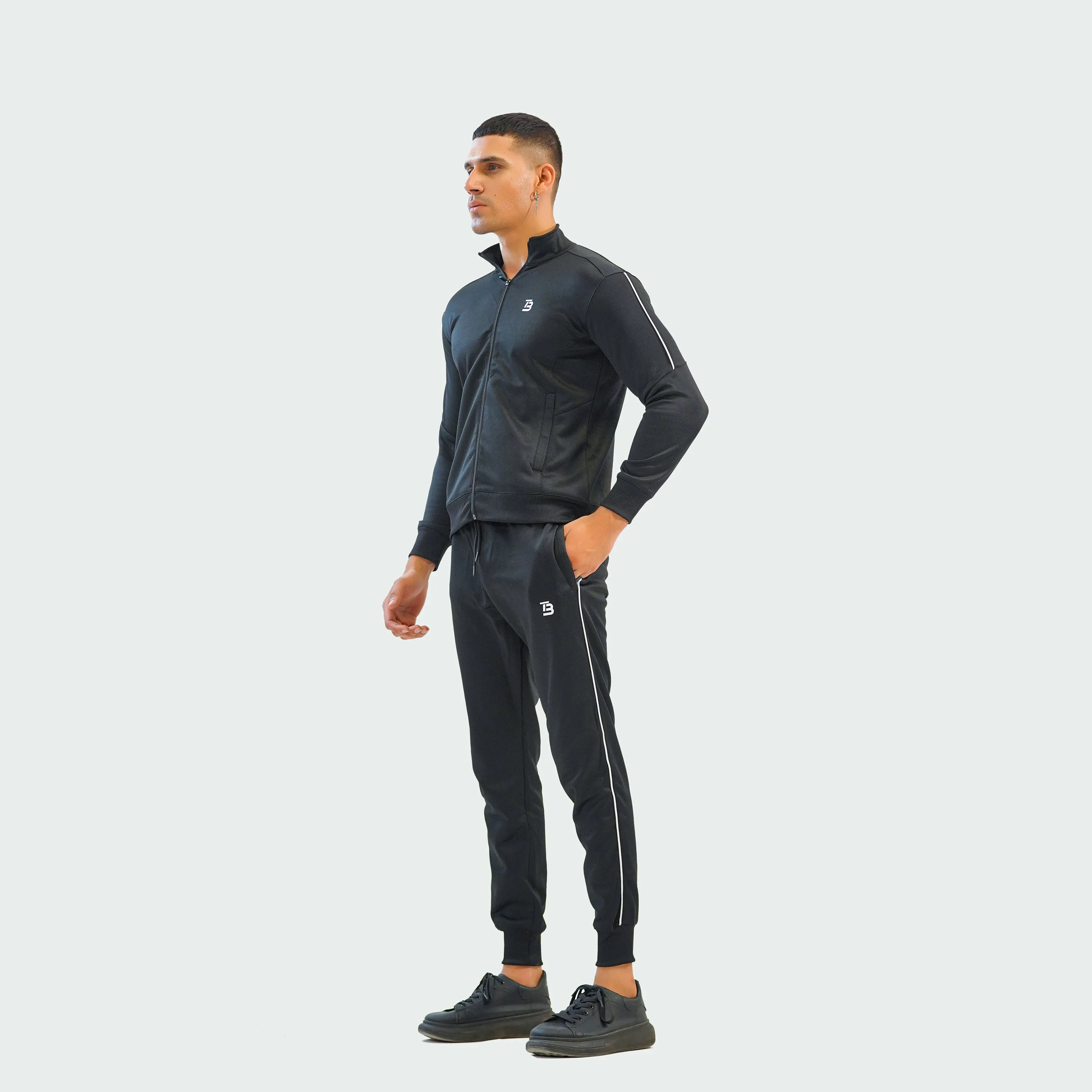 Zip-Up Athletic Gear Tracksuit
