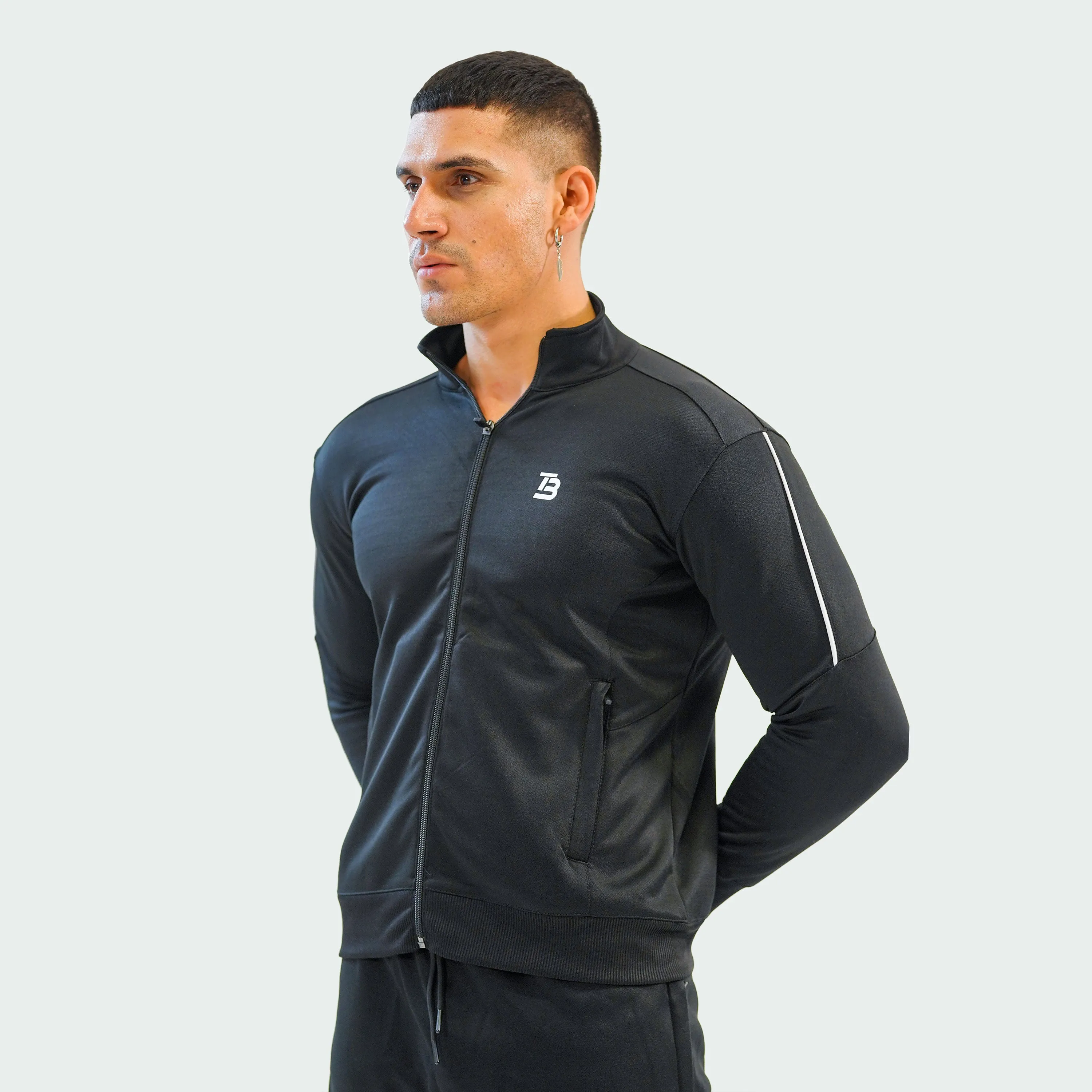 Zip-Up Athletic Gear Tracksuit
